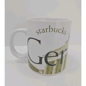 Starbucks City Mug Germany White Yellow 16oz Collector Series Coffee Cup